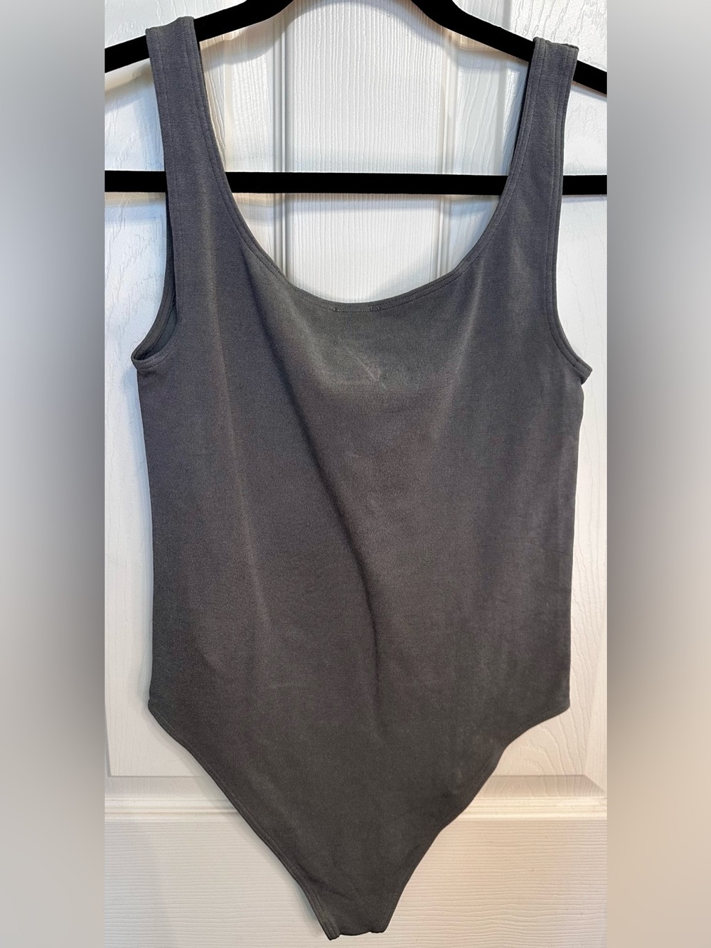 Wolford Jamaika Scoop Neck One-Piece Bodysuit in Earl Grey - Size L - $255 - Picture 7 of 9